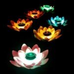 Solar Floating Lotus Flower Light(One piece set)