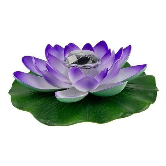Solar Floating Lotus Flower Light(One piece set)