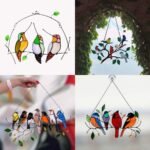 Last Day Special Sale 🐦The Best Gift-Birds Stained Window Panel Hangings🎁