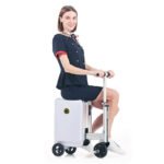 ⚡Clearance Price € 5,98💓Smart Rideable Luggage Travel Electric Luggage Scooter