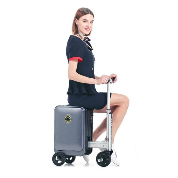 ⚡Clearance Price € 5,98💓Smart Rideable Luggage Travel Electric Luggage Scooter