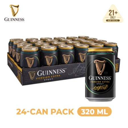 【24 x 320ml】，🍺【Bundle Deal】Guinness Foreign Extra Stout Premium Beer Can 5.5% Alcohol【24 x 320ml】, 🛒Clearance Price RM64.50👇