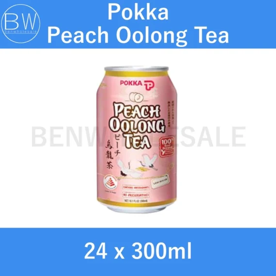 🧃24 Tin X 300ml，🧃Pelbagai Minuman Tin Pokka(Teh Oolong / Teh Hijau Jasmine / Teh Lemon Ais / Houjicha / Teh Hijau Peppermint / Peach Oolong / Sencha / Peach Tea (LS))，🛒Harga Clearance RM4.40👇