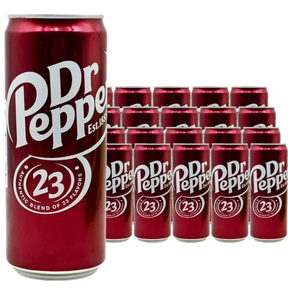 24 X 330ml，🧃𝑫𝒓 𝑷𝒆𝒑𝒑𝒆𝒓 Soft Drink【Carton Bundle】(Original/Cherry/Zero-Sugar)，🛒Clearance Price👇